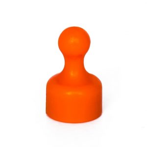 (térmek) Irodai mágnes - narancssárga (10
  darabos csomag)