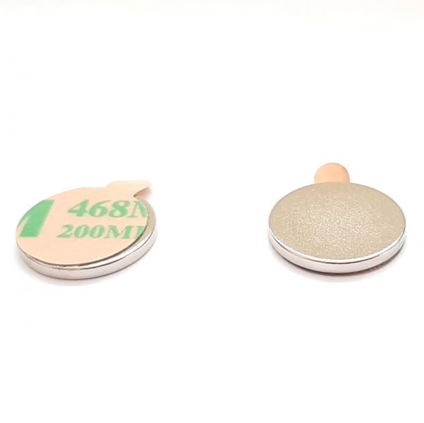 (térmek) Neodímium korongmágnes 14x1,5 mm
  matricával - N42