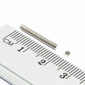(térmek) Neodímium korongmágnes 2x1 mm -
  N45