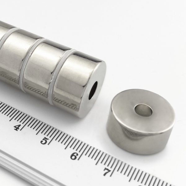 (térmek) Neodímium mágnes gyűrű 22-6x10
  mm - N38