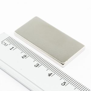 (térmek) Neodímium mágnes téglatest
  40x20x3 mm - N38