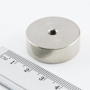 (térmek) Pot mágnes belső menettel 29x10
  mm
