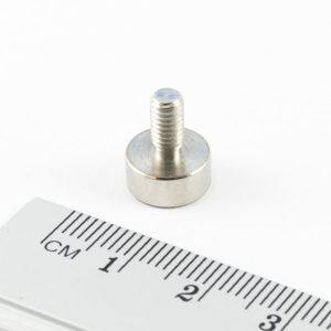(térmek) Pot mágnes külső menettel 10x4,5
  mm