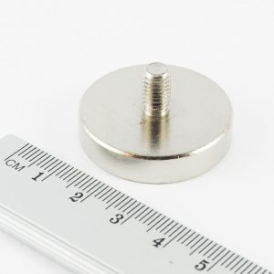 (térmek) Pot mágnes külső menettel 32x7
  mm