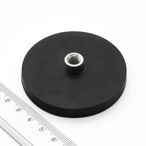 (térmek) Pot mágnes menetes hüvellyel
  66x8,5 mm gumírozott