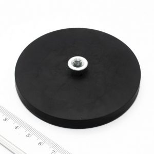 (térmek) Pot mágnes menetes hüvellyel
  88x8,5 mm gumírozott