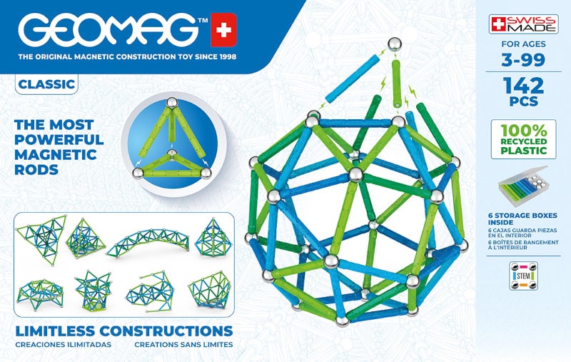 Geomag Classic építőkészlet (142 darabos)