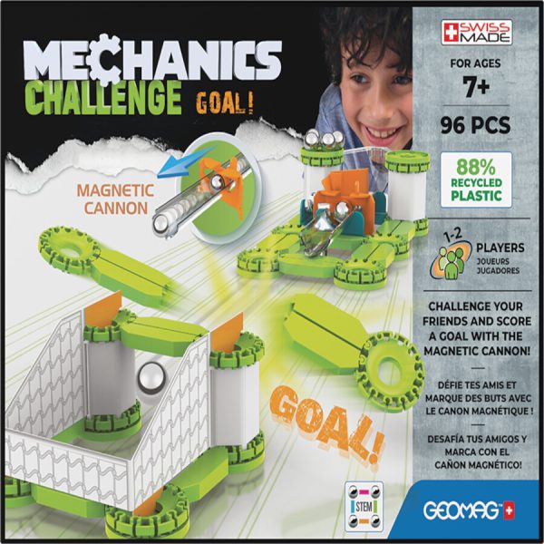 Geomag Mechanics Challenge építőjáték (96 darabos) mozgó elemekkel