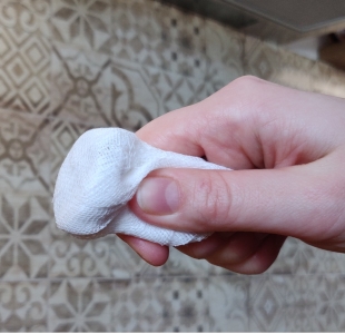 szövetbe csomagolt mágnes