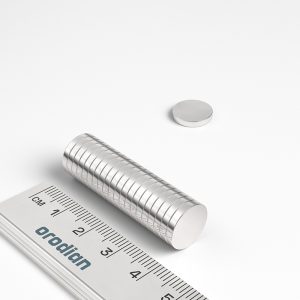 Neodímium hengermágnes 12×2 mm