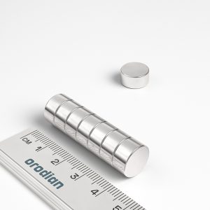 Neodímium hengermágnes 12×6 mm