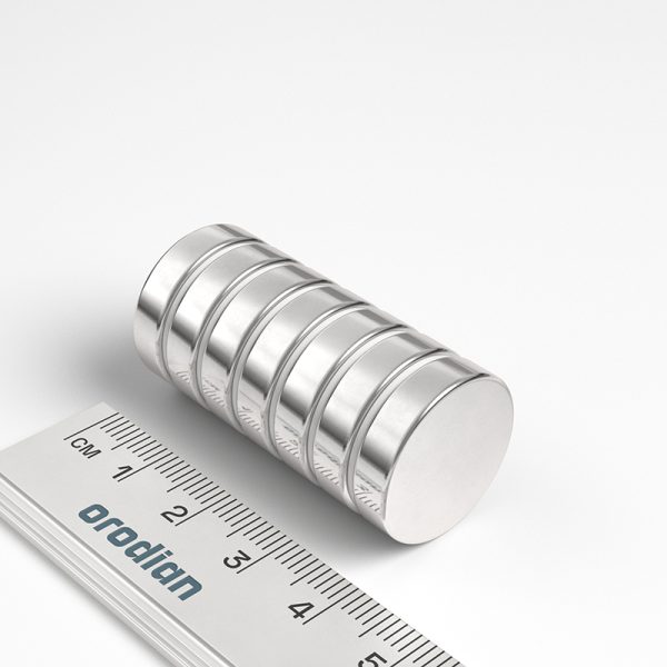 Neodímium hengermágnes 20×5 mm