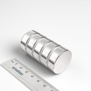 Neodímium hengermágnes 30×10 mm