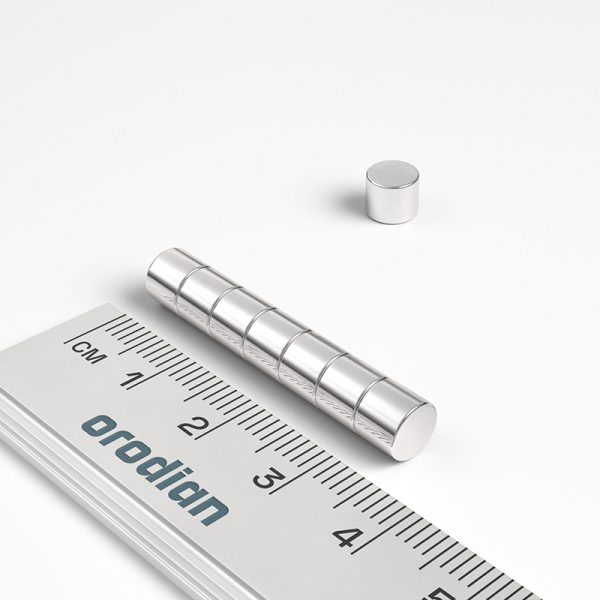 Neodímium hengermágnes 6×5 mm