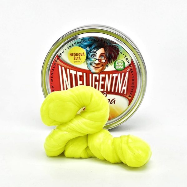 Intelligens gyurma – világító – neonsárga