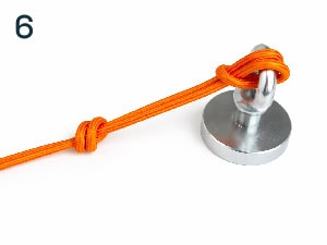 Hogyan kössünk csomót a mágnesre?