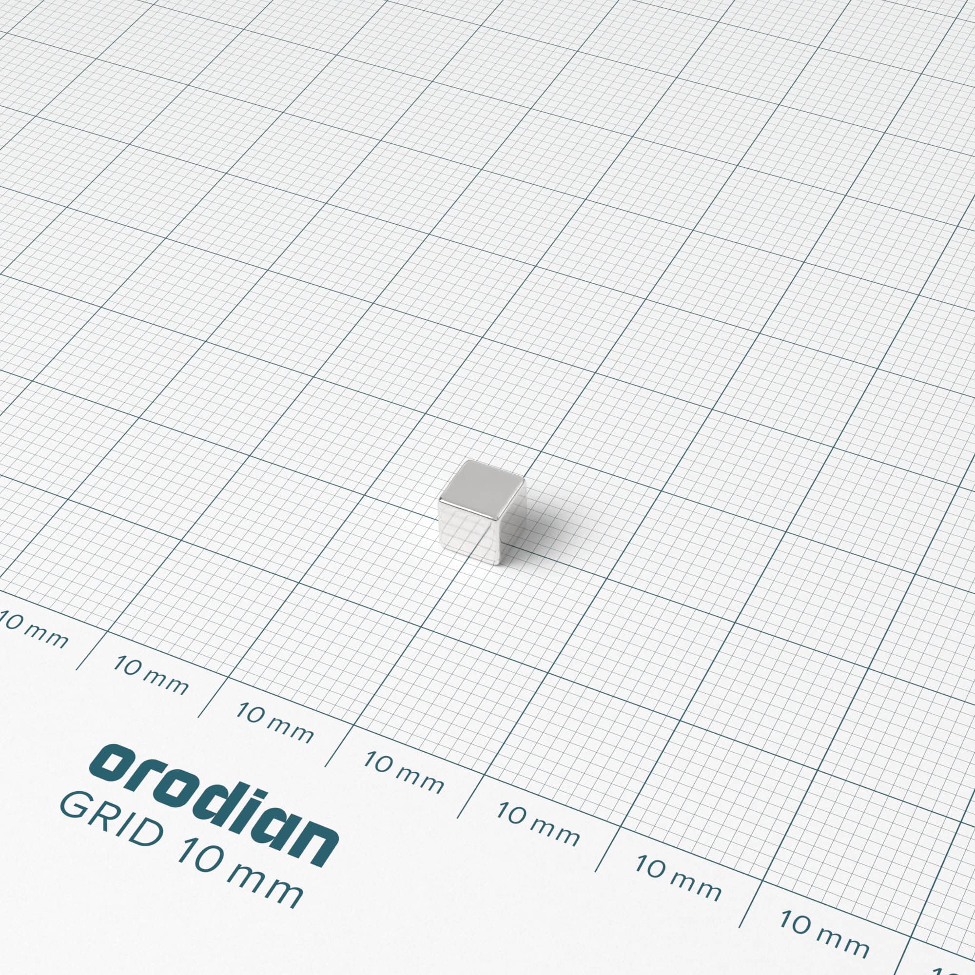 Neodímium mágnes kocka 5×5×5 mm - N35 - Image 2