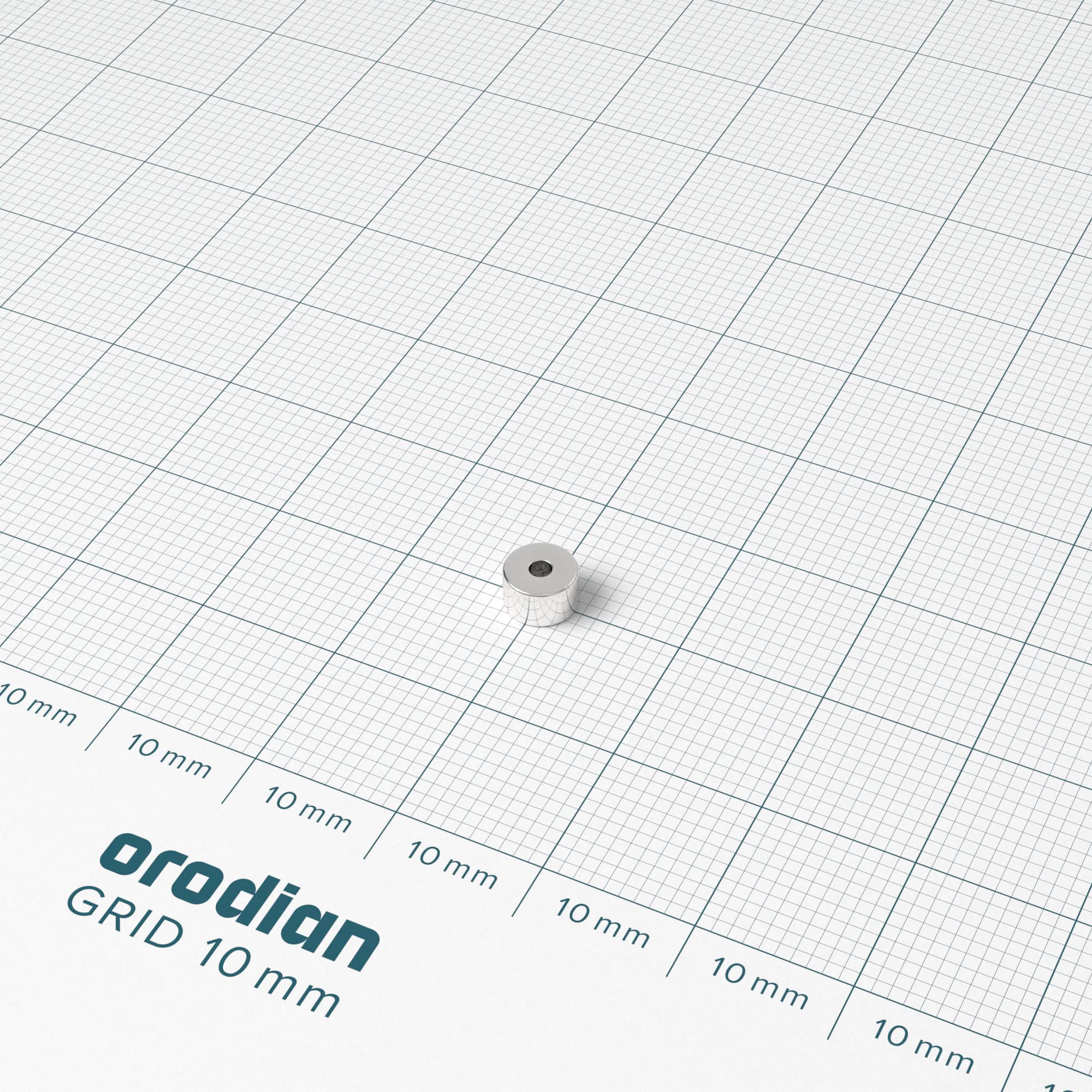 Neodímium mágnes gyűrű 5-1,5×3 mm - N38 - Image 2