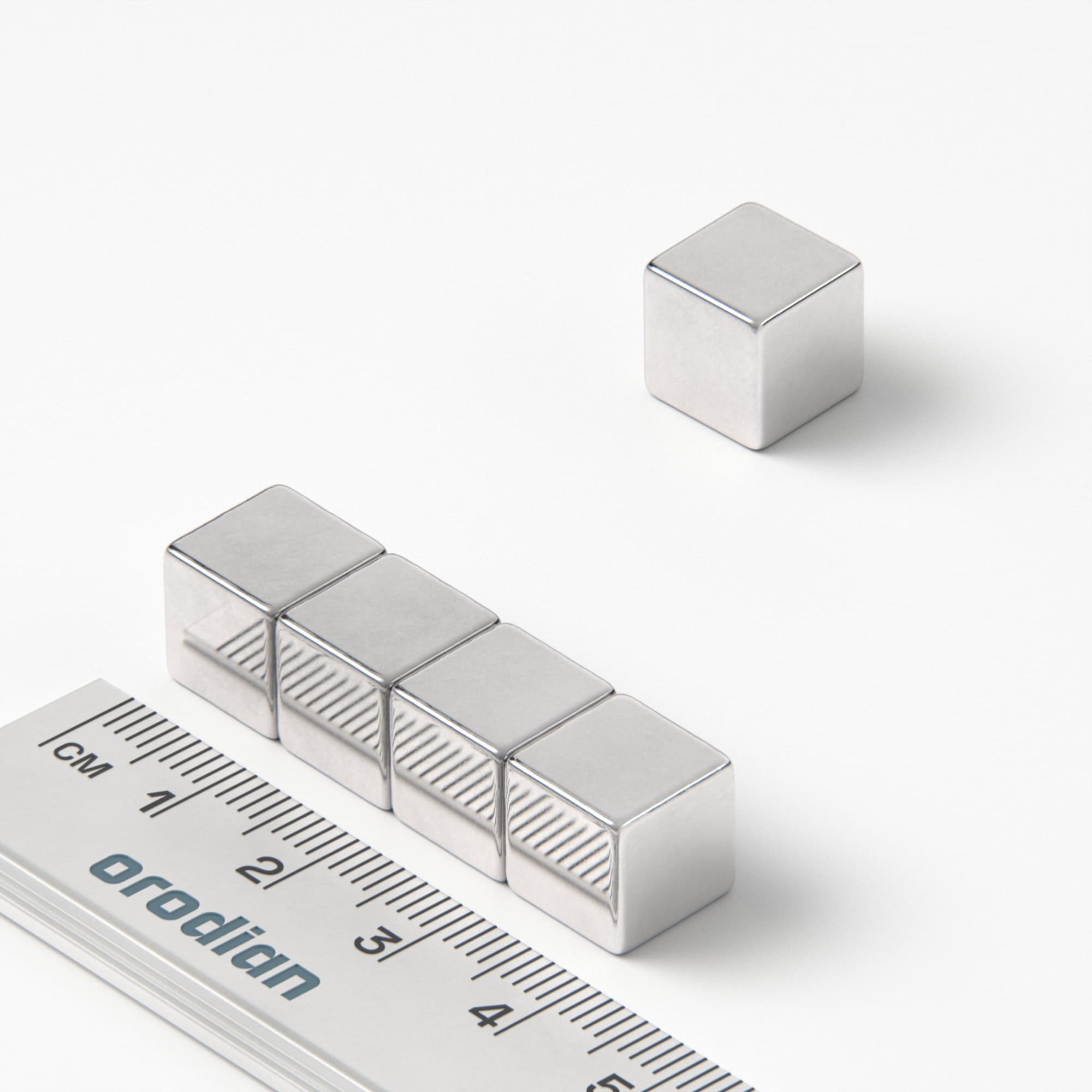 Neodímium mágnes kocka 10×10×10 mm - N38