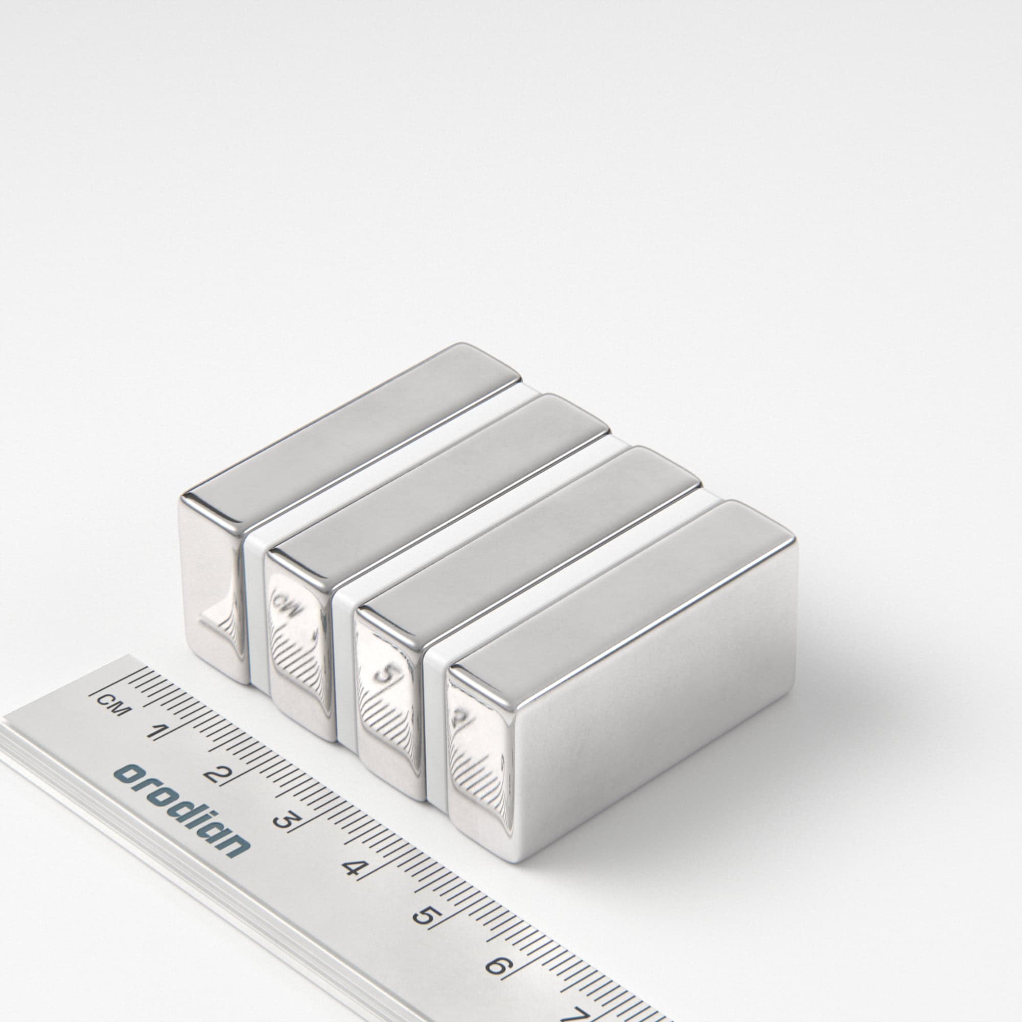 Neodímium mágnes téglatest 40×20×10 mm - N38
