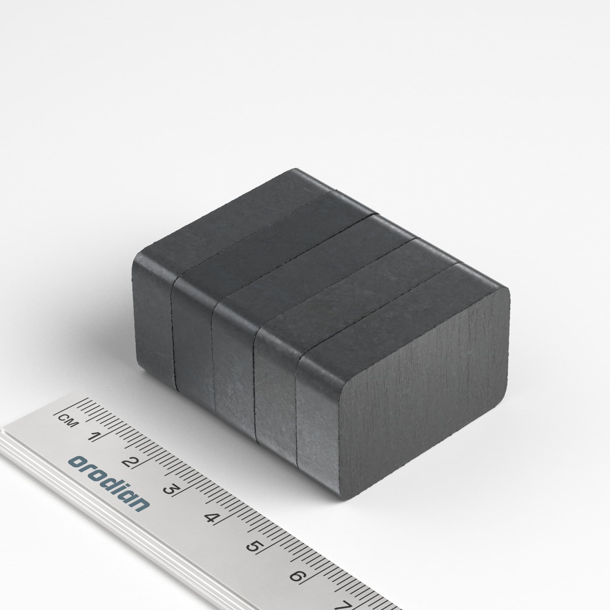 Ferrit téglatest mágnes 40×25×10 mm - Y30BH
