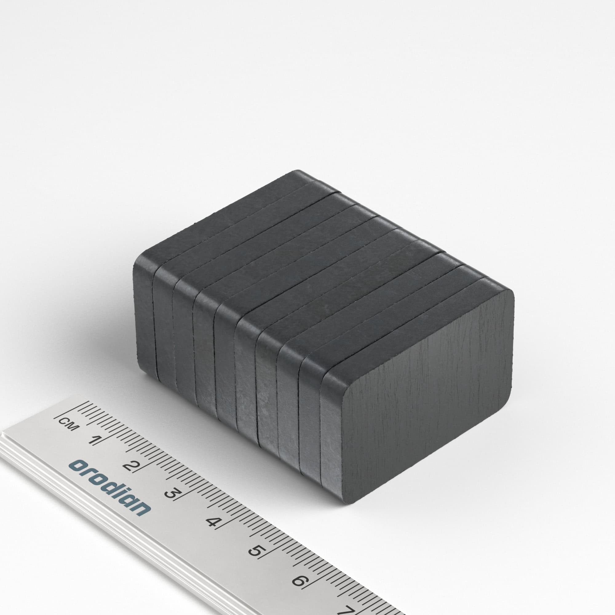 Ferrit téglatest mágnes 40×25×5 mm - Y30BH