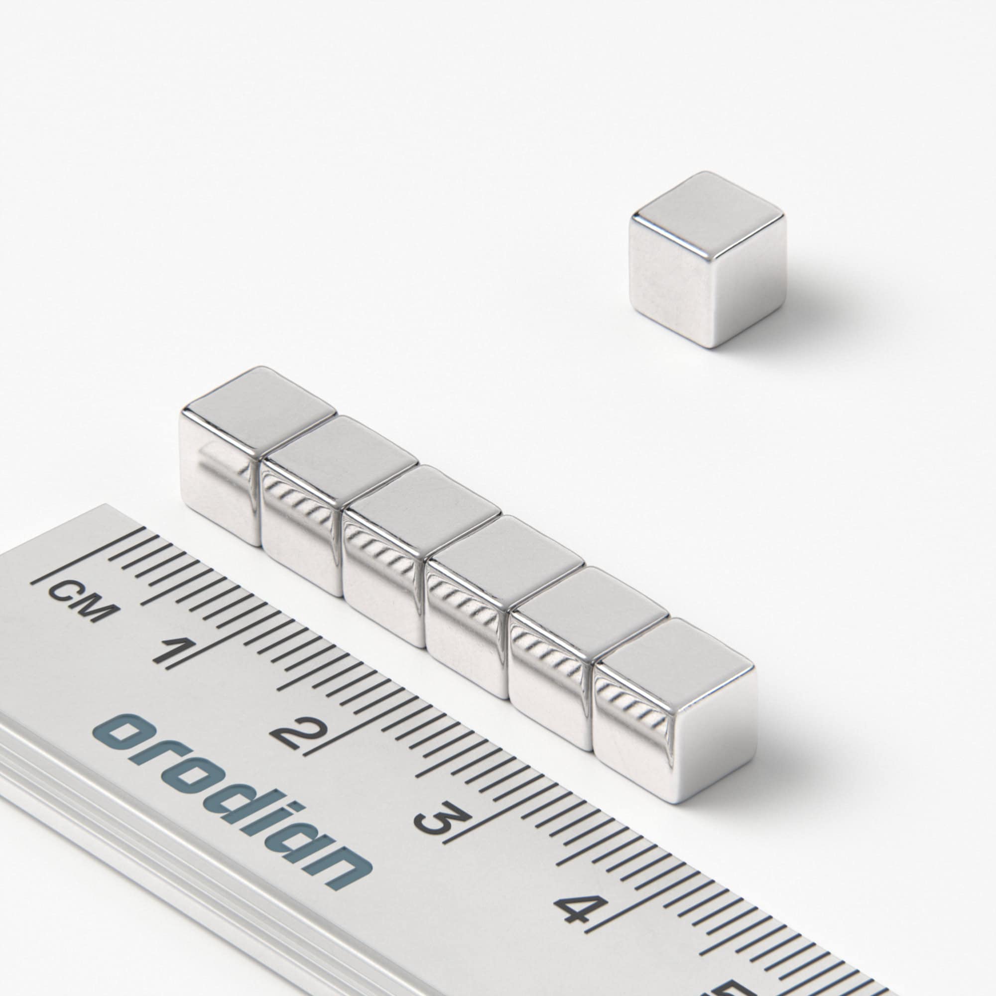 Neodímium mágnes kocka 6×6×6 mm - N42