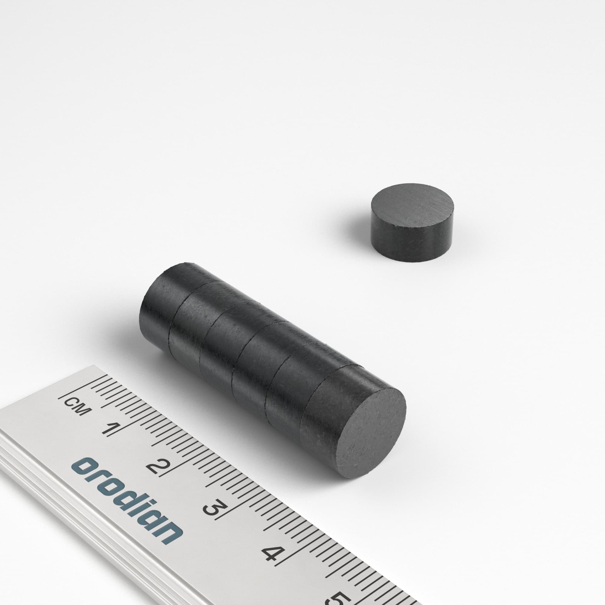 Ferrit hengermágnes 12×6 mm - Y30BH