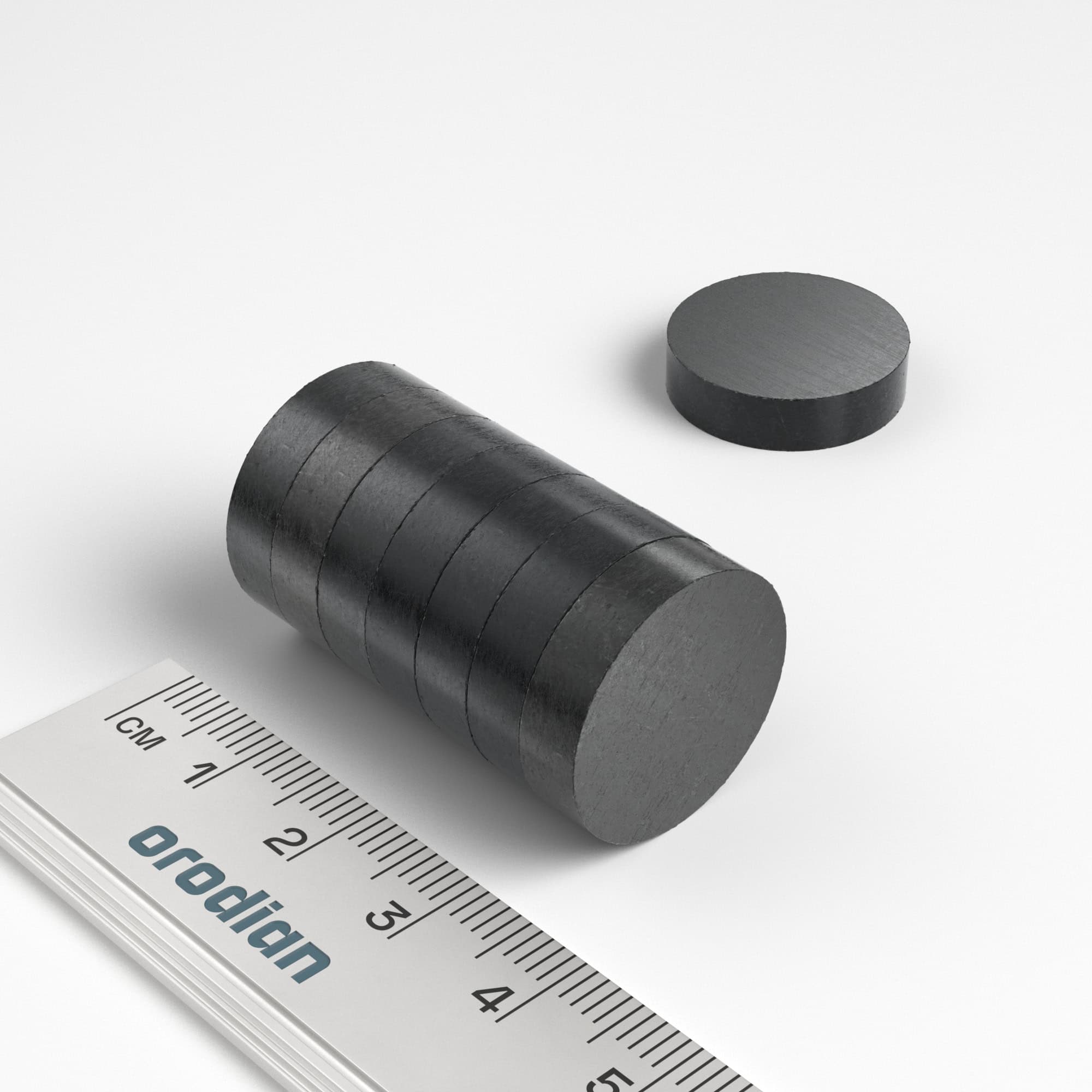 Ferrit hengermágnes 20×5 mm - Y30BH