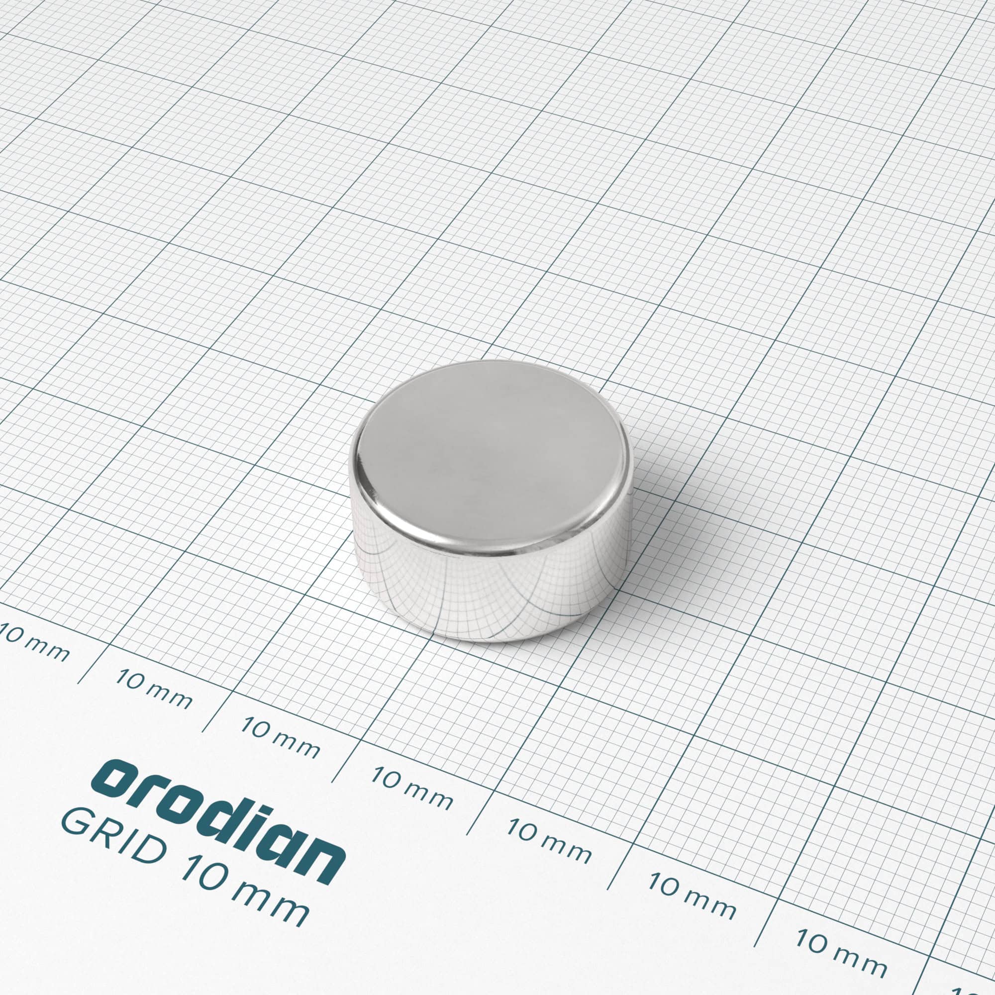 Neodímium hengermágnes 20×10 mm - N38 - Image 2