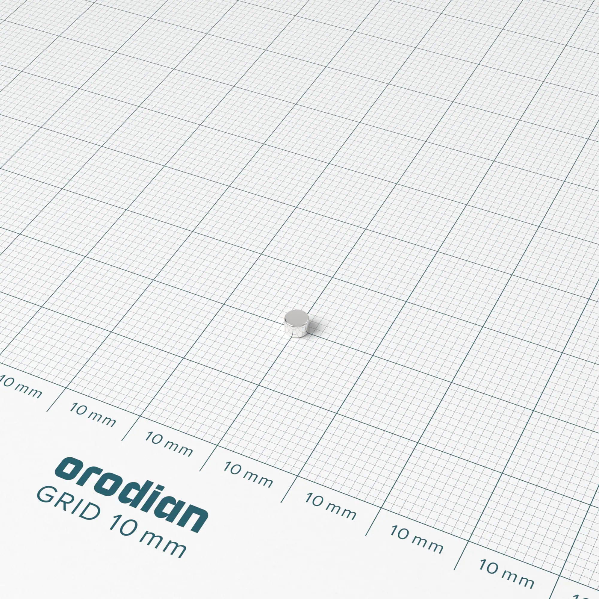 Neodímium hengermágnes 3×2 mm - N38 - Image 2