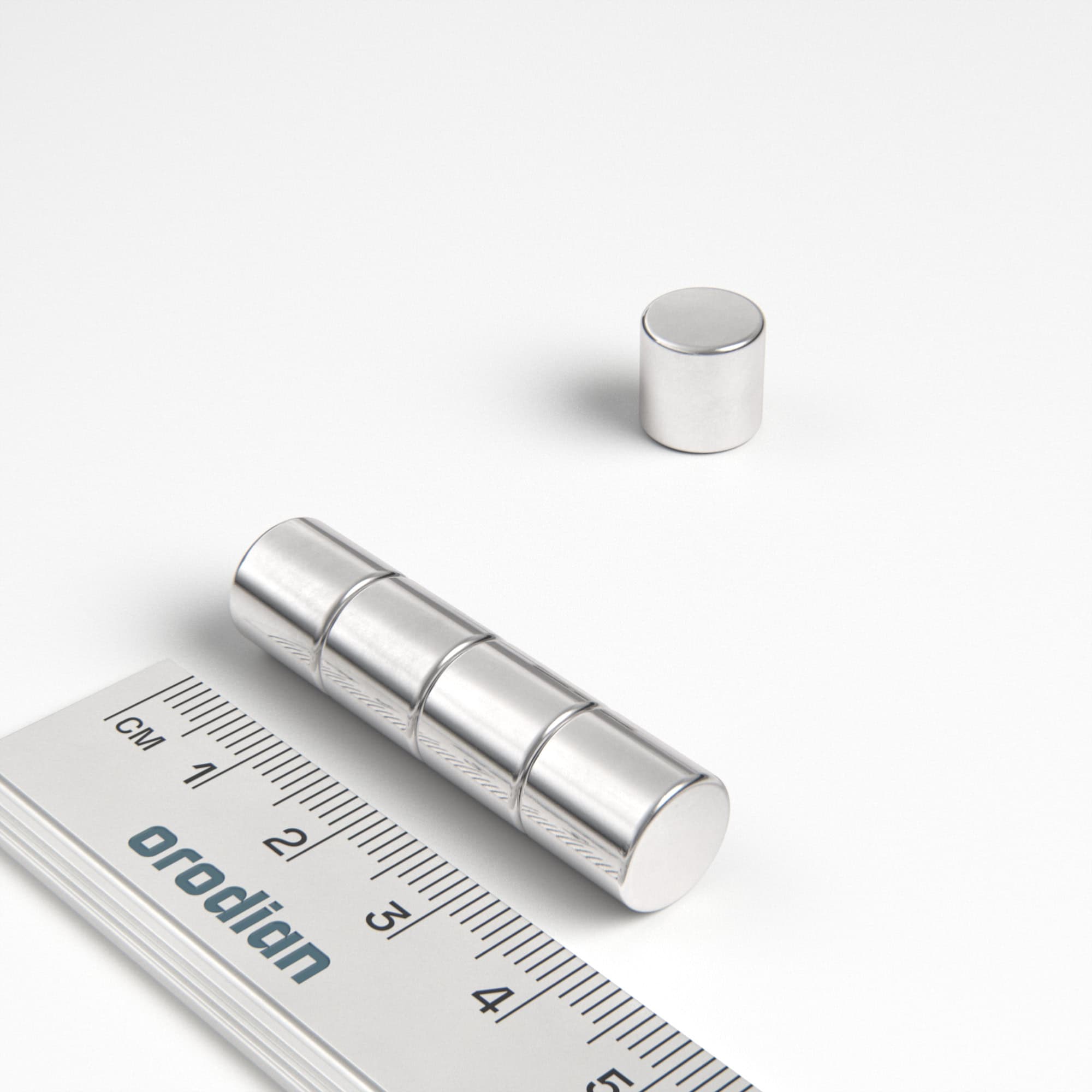 Neodímium hengermágnes 10×10 mm - N38