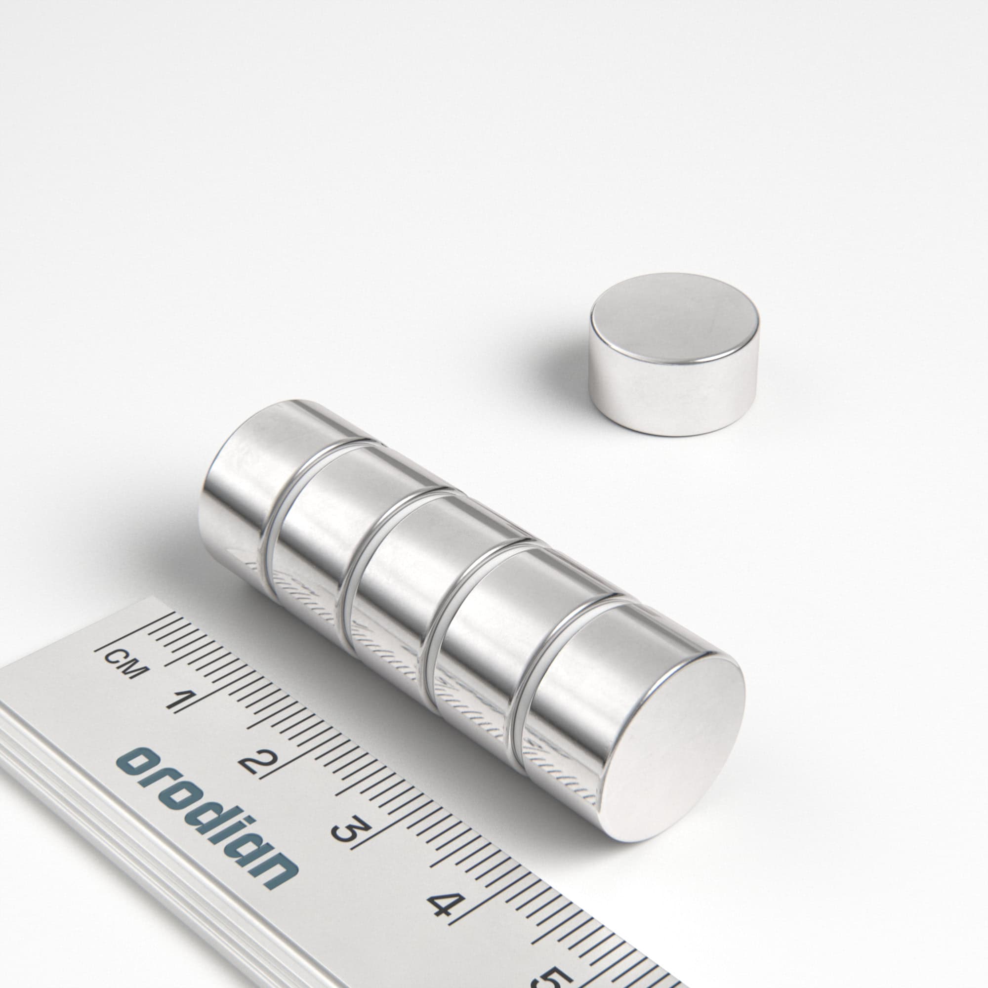Neodímium hengermágnes 15×8 mm - N38