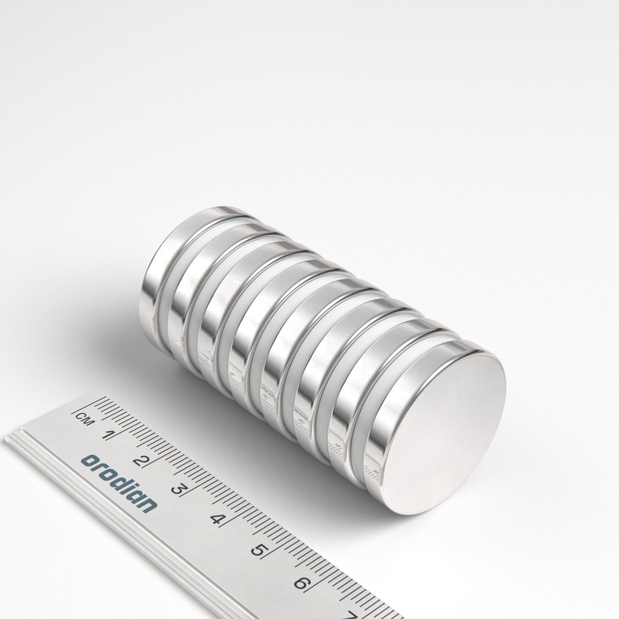 Neodímium hengermágnes 30×5 mm - N38