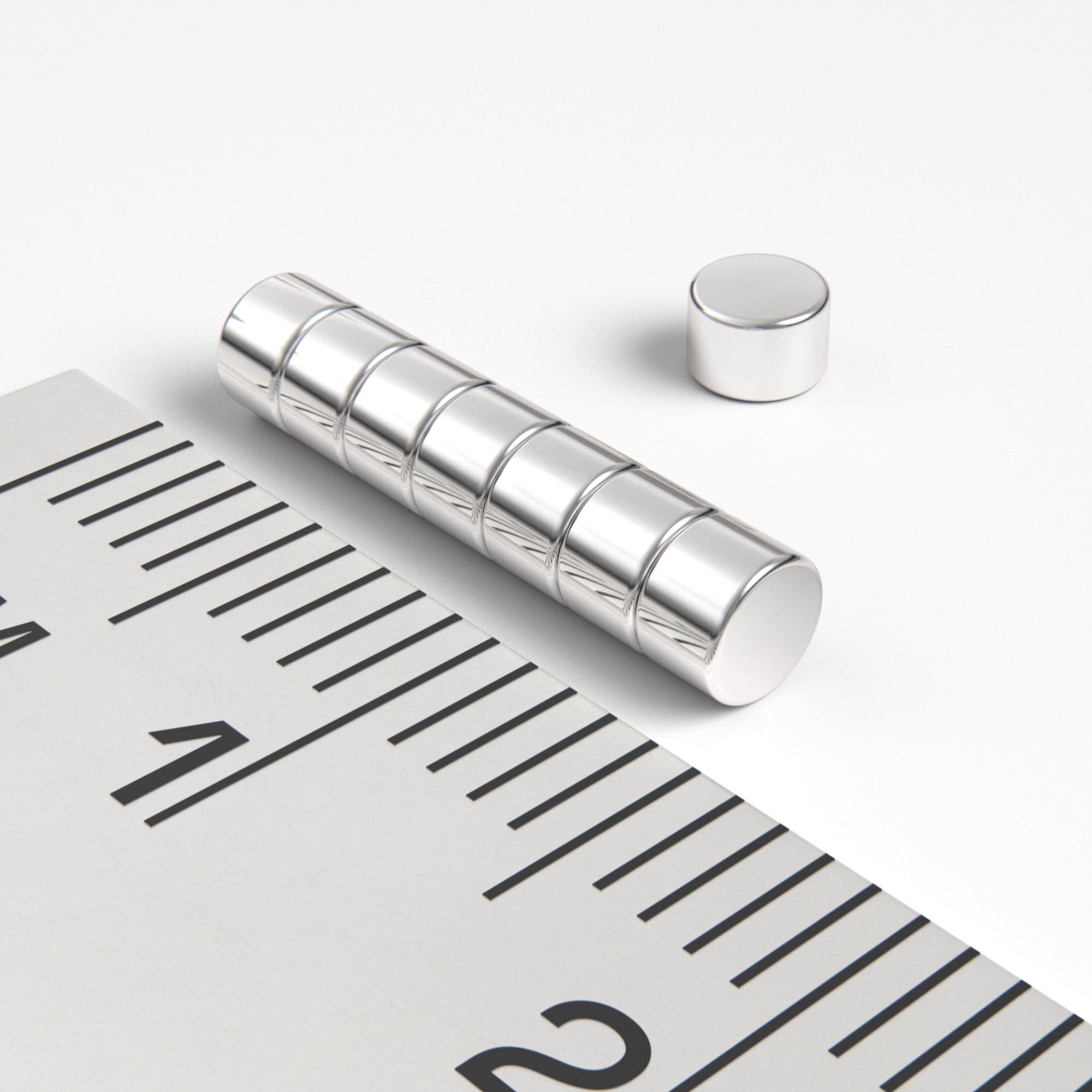 Neodímium hengermágnes 3×2 mm - N38