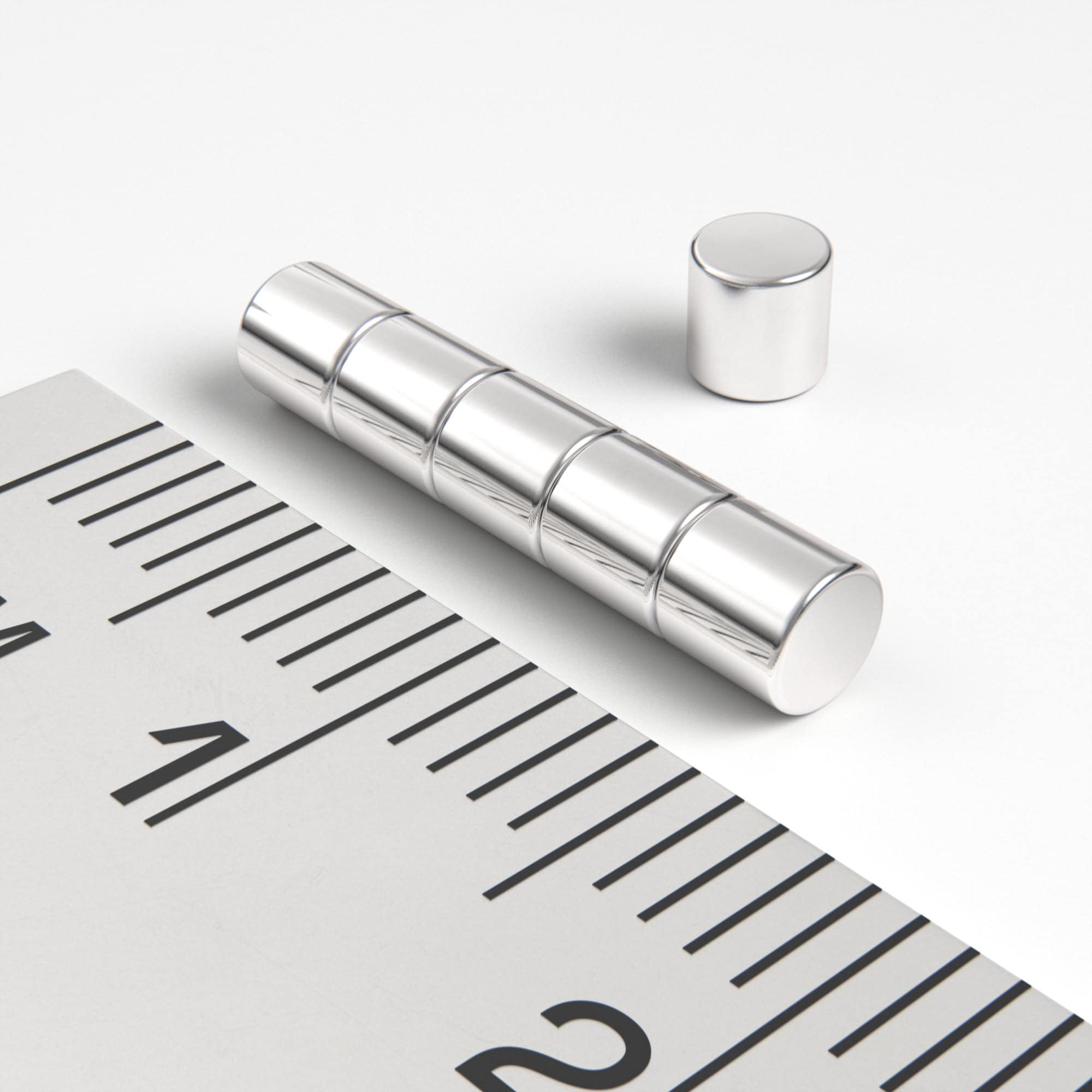 Neodímium hengermágnes 3×3 mm - N38