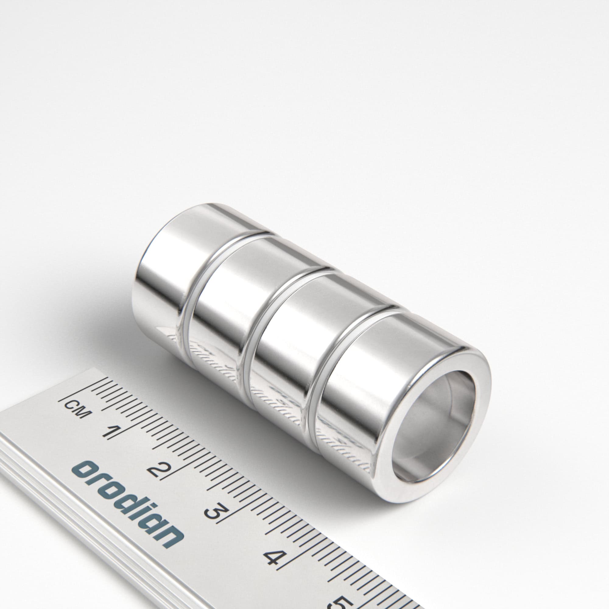 Neodímium mágnes gyűrű 20-14×10 mm - N38